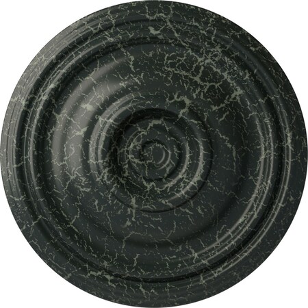 Ekena Millwork Traditional Ceiling Medallion (Fits Canopies up to 4"), 14 3/4"OD x 1 3/4"P, Painted Turtle Crackle CM14TRPTC